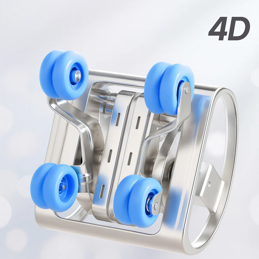 Massagestol 4D, Lux Pro med en af markedets bedste SL-skinner og intelligent AI-styring – Model 988F6 - Image 19