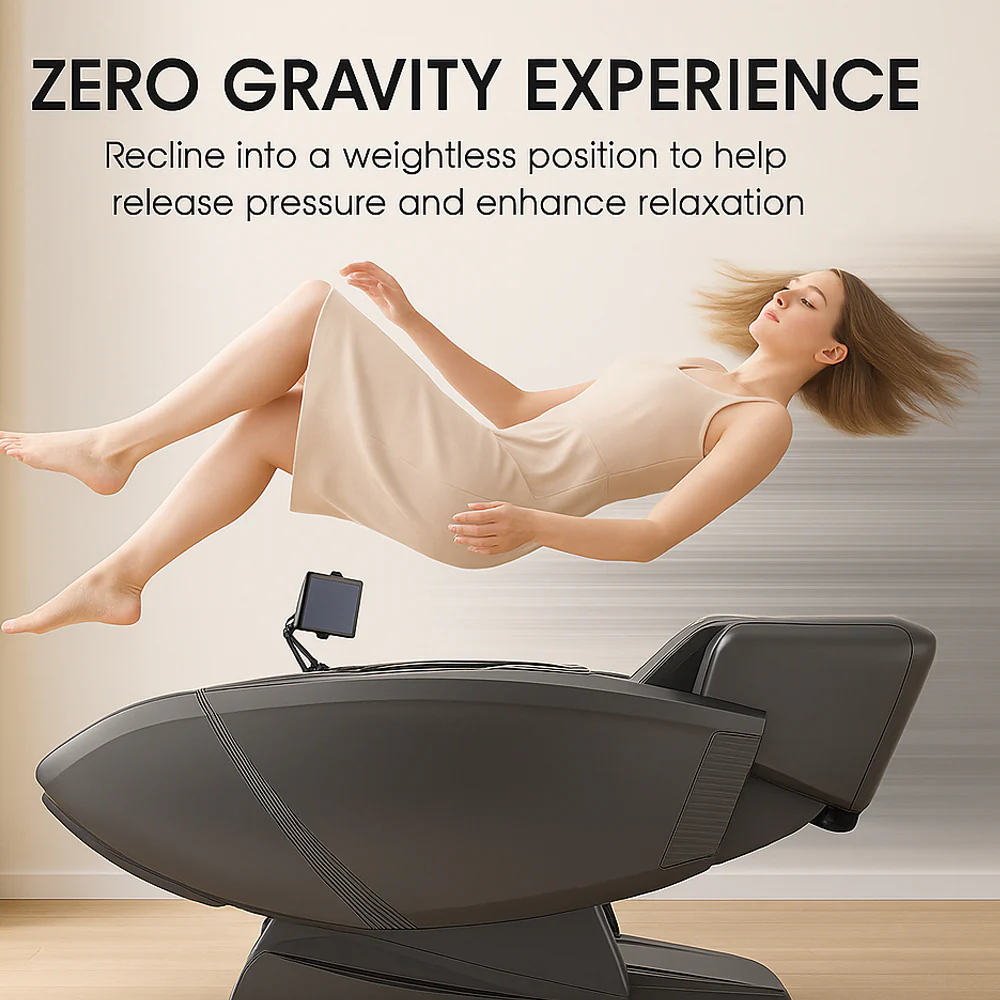 Massagestol 4D, Lux Pro med en af markedets bedste SL-skinner og intelligent AI-styring – Model 988F6 - Image 9