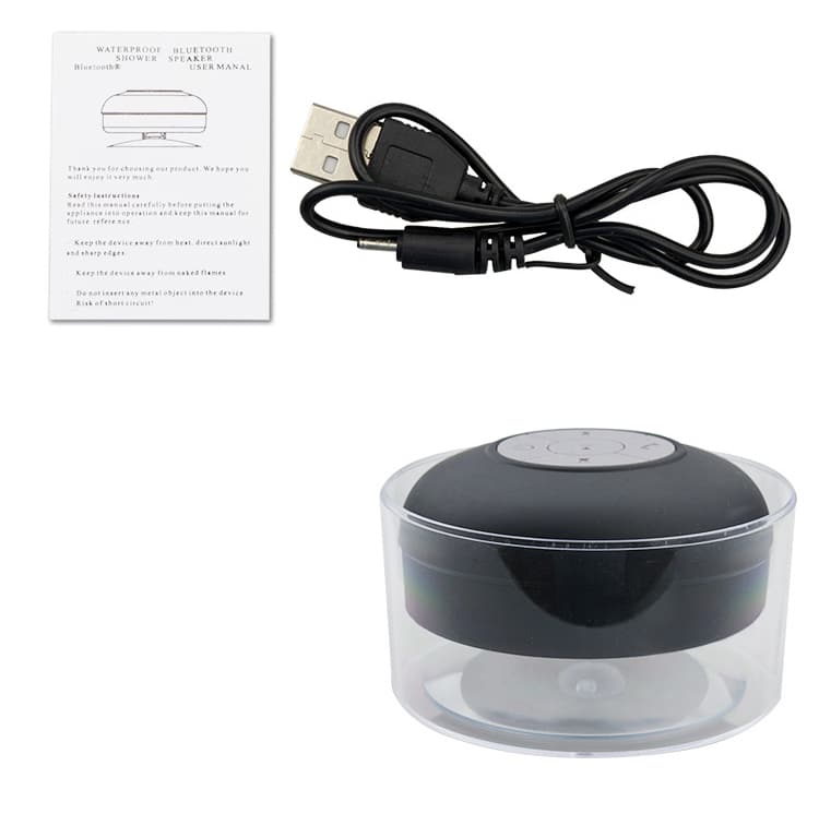 Vandtæt Bluetooth Højtaler med sugekop til badet m.v. - Image 5