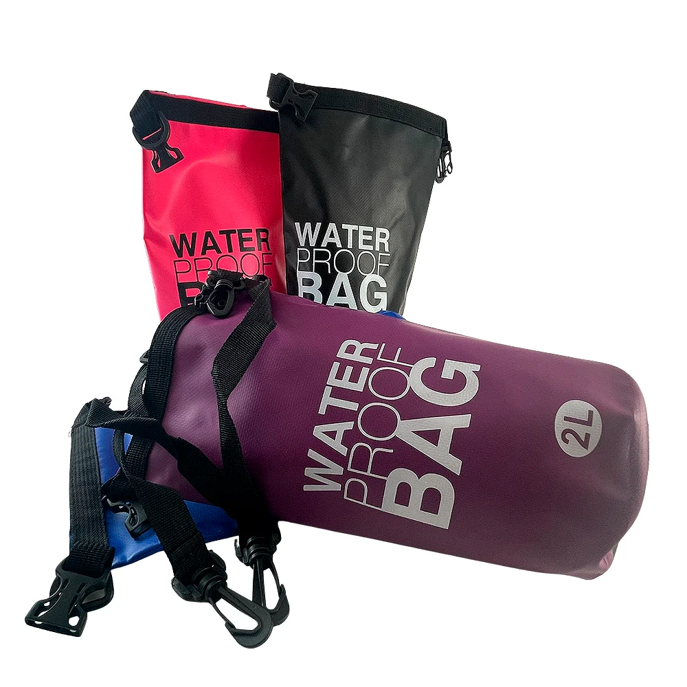 Dry bag 2 liter - Vandtæt taske - flere friske farver - - Image 3